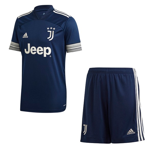 Camiseta Juventus Replica Segunda Ropa Niños 2020/21 Azul